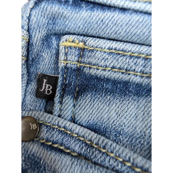 JUDY BLUE Boyfriend Fit Womens 7/28 Blue Denim Light Wash Distressed - Picture 10 of 11